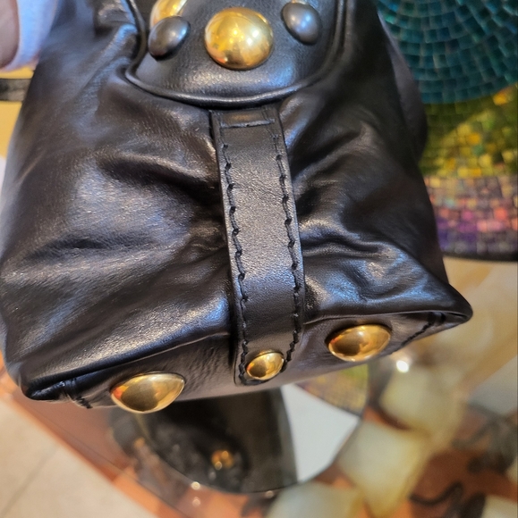 Gucci Black Leather Babouska Dome Satchel. - Picture 15 of 16